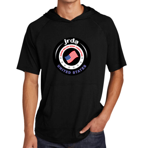 JRDA - Tri Blend Wicking Short Sleeve Hoodie Thumbnail