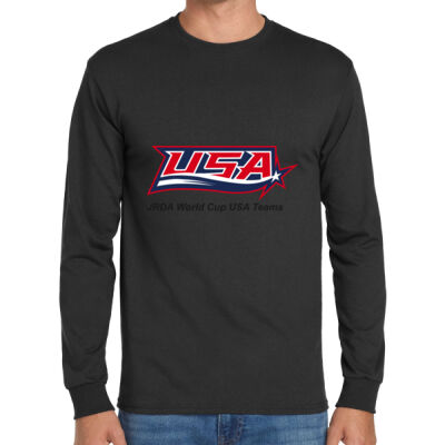 Team USA - Cotton/Poly Long Sleeve Wicking T Shirt Thumbnail