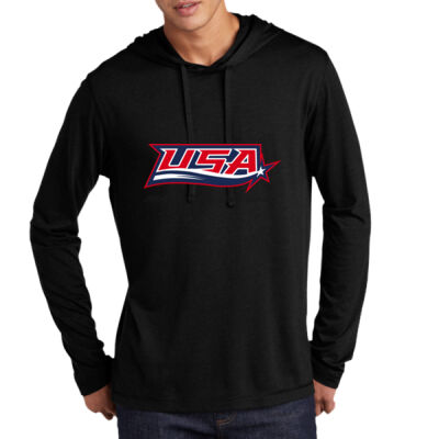 Team USA - Tri Blend Wicking Long Sleeve Hoodie Thumbnail