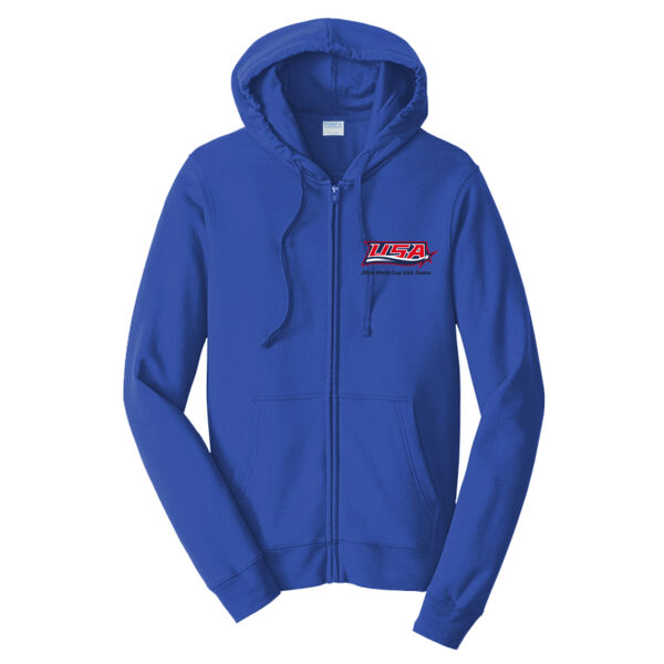 Team USA - Fleece Full Zip Hooded Sweatshirt Thumbnail