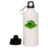 20 oz Aluminum Water Bottle with Carabiner Thumbnail