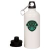 20 oz Aluminum Water Bottle with Carabiner Thumbnail