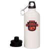 20 oz Aluminum Water Bottle with Carabiner Thumbnail