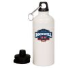 20 oz Aluminum Water Bottle with Carabiner Thumbnail