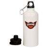 20 oz Aluminum Water Bottle with Carabiner Thumbnail