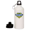 20 oz Aluminum Water Bottle with Carabiner Thumbnail