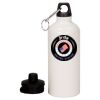 20 oz Aluminum Water Bottle with Carabiner Thumbnail