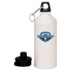 20 oz Aluminum Water Bottle with Carabiner Thumbnail