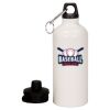 20 oz Aluminum Water Bottle with Carabiner Thumbnail