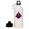 20 oz Aluminum Water Bottle with Carabiner Thumbnail