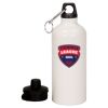 20 oz Aluminum Water Bottle with Carabiner Thumbnail