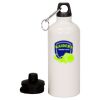 20 oz Aluminum Water Bottle with Carabiner Thumbnail