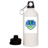 20 oz Aluminum Water Bottle with Carabiner Thumbnail