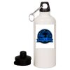 20 oz Aluminum Water Bottle with Carabiner Thumbnail