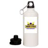 20 oz Aluminum Water Bottle with Carabiner Thumbnail