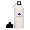 20 oz Aluminum Water Bottle with Carabiner Thumbnail