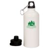 20 oz Aluminum Water Bottle with Carabiner Thumbnail