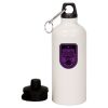 20 oz Aluminum Water Bottle with Carabiner Thumbnail