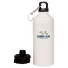 20 oz Aluminum Water Bottle with Carabiner Thumbnail