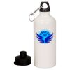 20 oz Aluminum Water Bottle with Carabiner Thumbnail