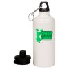 20 oz Aluminum Water Bottle with Carabiner Thumbnail