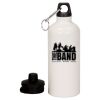 20 oz Aluminum Water Bottle with Carabiner Thumbnail