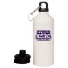 20 oz Aluminum Water Bottle with Carabiner Thumbnail