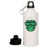 20 oz Aluminum Water Bottle with Carabiner Thumbnail