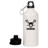 20 oz Aluminum Water Bottle with Carabiner Thumbnail