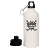 20 oz Aluminum Water Bottle with Carabiner Thumbnail