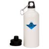 20 oz Aluminum Water Bottle with Carabiner Thumbnail