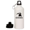 20 oz Aluminum Water Bottle with Carabiner Thumbnail