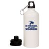 20 oz Aluminum Water Bottle with Carabiner Thumbnail