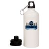 20 oz Aluminum Water Bottle with Carabiner Thumbnail