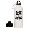 20 oz Aluminum Water Bottle with Carabiner Thumbnail
