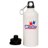20 oz Aluminum Water Bottle with Carabiner Thumbnail