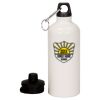20 oz Aluminum Water Bottle with Carabiner Thumbnail