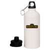 20 oz Aluminum Water Bottle with Carabiner Thumbnail