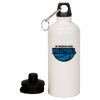 20 oz Aluminum Water Bottle with Carabiner Thumbnail