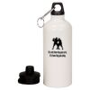 20 oz Aluminum Water Bottle with Carabiner Thumbnail