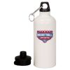 20 oz Aluminum Water Bottle with Carabiner Thumbnail