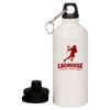 20 oz Aluminum Water Bottle with Carabiner Thumbnail