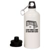 20 oz Aluminum Water Bottle with Carabiner Thumbnail