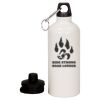 20 oz Aluminum Water Bottle with Carabiner Thumbnail