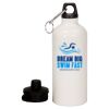 20 oz Aluminum Water Bottle with Carabiner Thumbnail