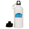 20 oz Aluminum Water Bottle with Carabiner Thumbnail
