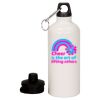 20 oz Aluminum Water Bottle with Carabiner Thumbnail