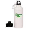 20 oz Aluminum Water Bottle with Carabiner Thumbnail