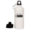 20 oz Aluminum Water Bottle with Carabiner Thumbnail