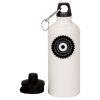 20 oz Aluminum Water Bottle with Carabiner Thumbnail